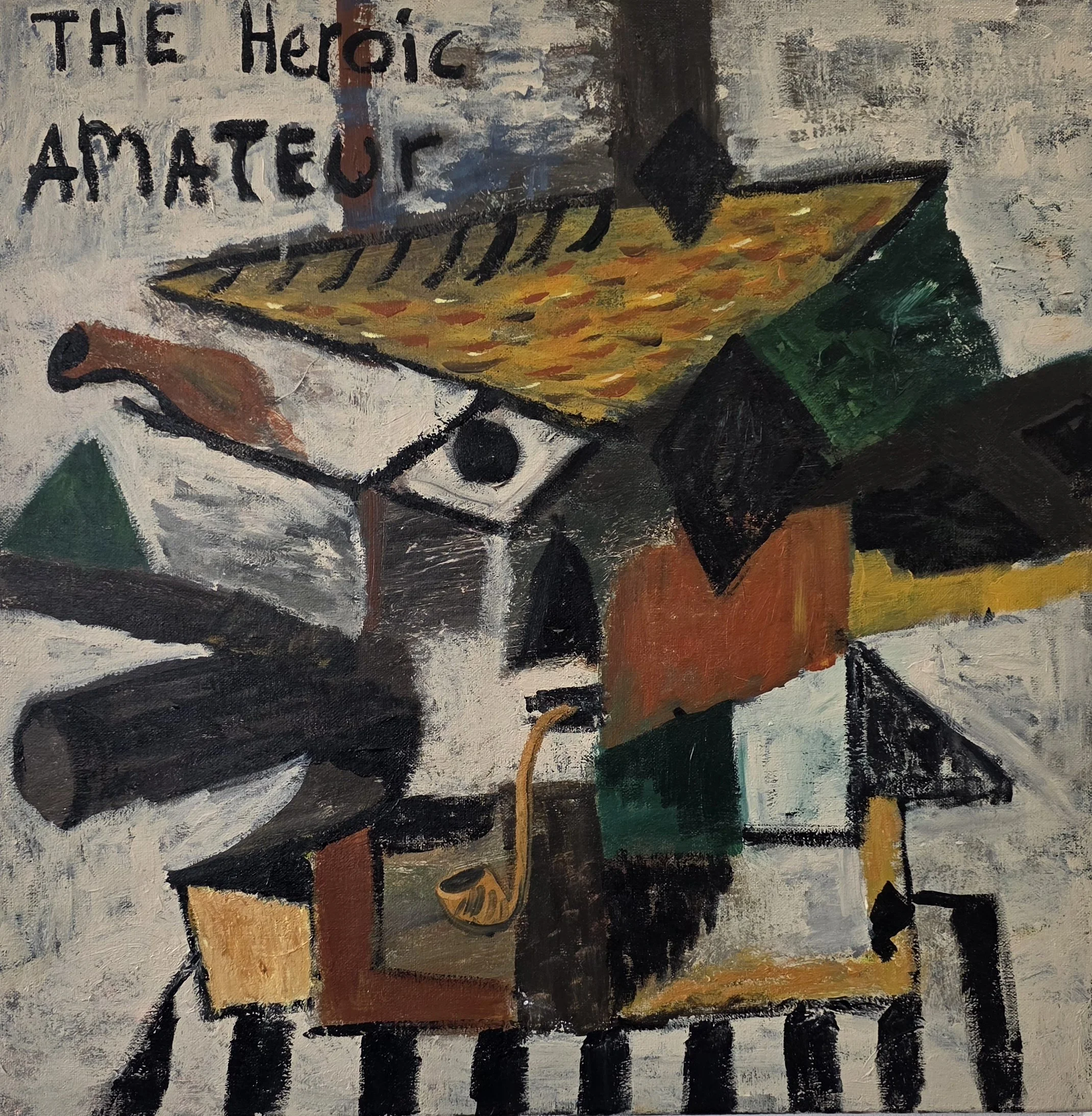  he Heroic Amateur, 2026, acrylic on canvas, 60 x 60cm&nbsp;   price:&nbsp; $1,100.00  &nbsp; 