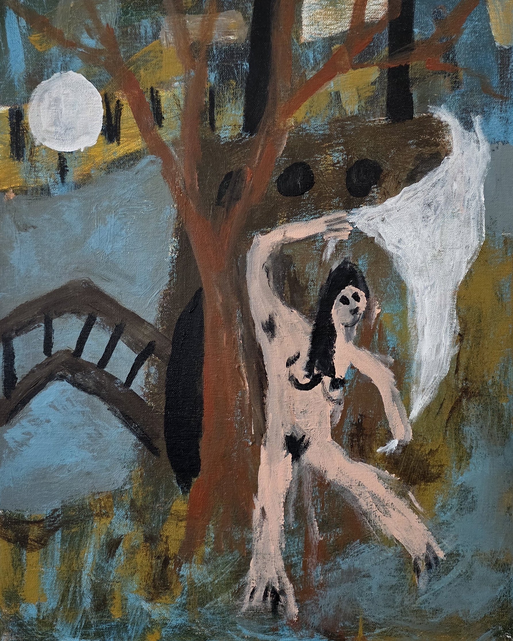  Postcards from Europe no. VI, 2023, acrylic on canvas, 80 x 60cm&nbsp; price:&nbsp; $1,200.00 