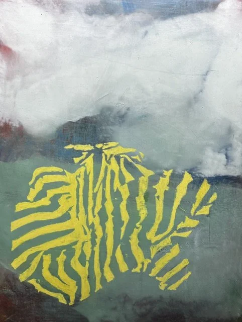  Yellow stripe, 2026, oil on board, 40 x 30cm&nbsp;   price:&nbsp; $1,400.00 