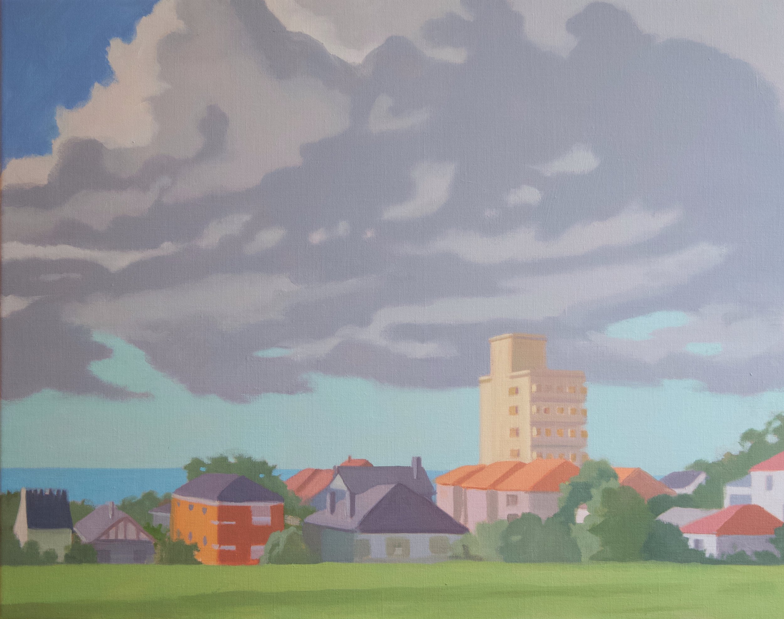  Towards Park Parade, 2026, oil on linen, 61 x 76cm   price:&nbsp; $3,000.00 
