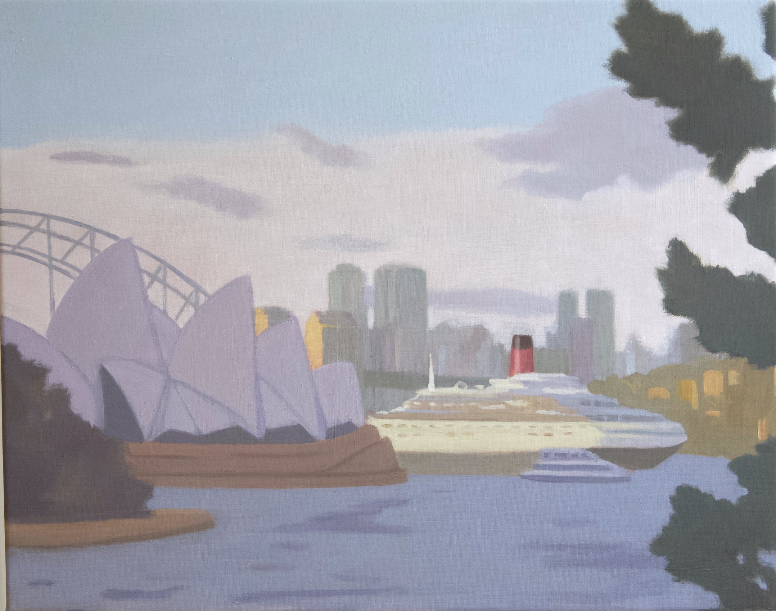  Harbour, 2026, oil on linen 46 x 56cm   price: $2,700.00 