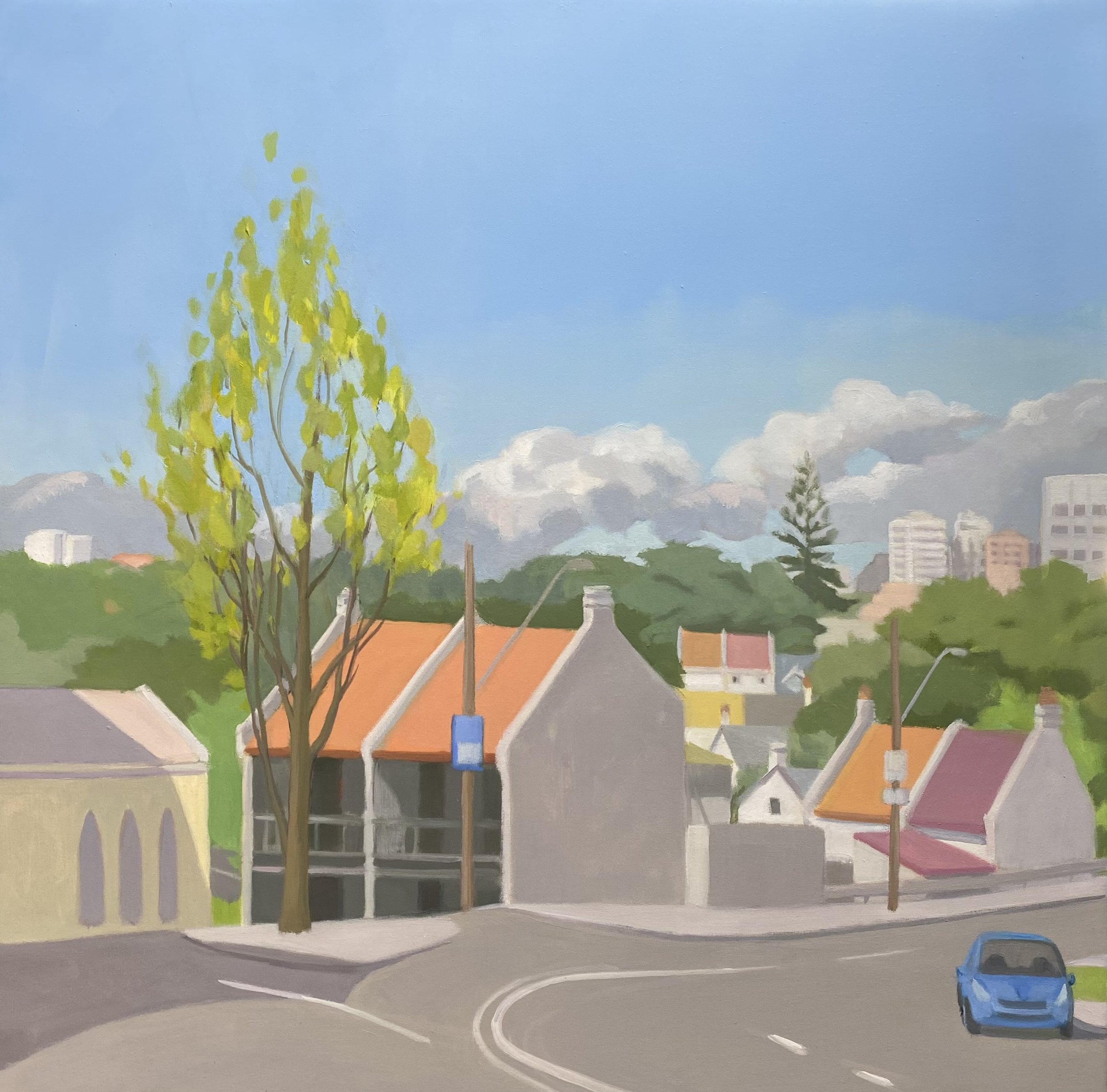  Burton St, 2025, oil on linen, 51 x 51cm   price:&nbsp; $2,700.00 