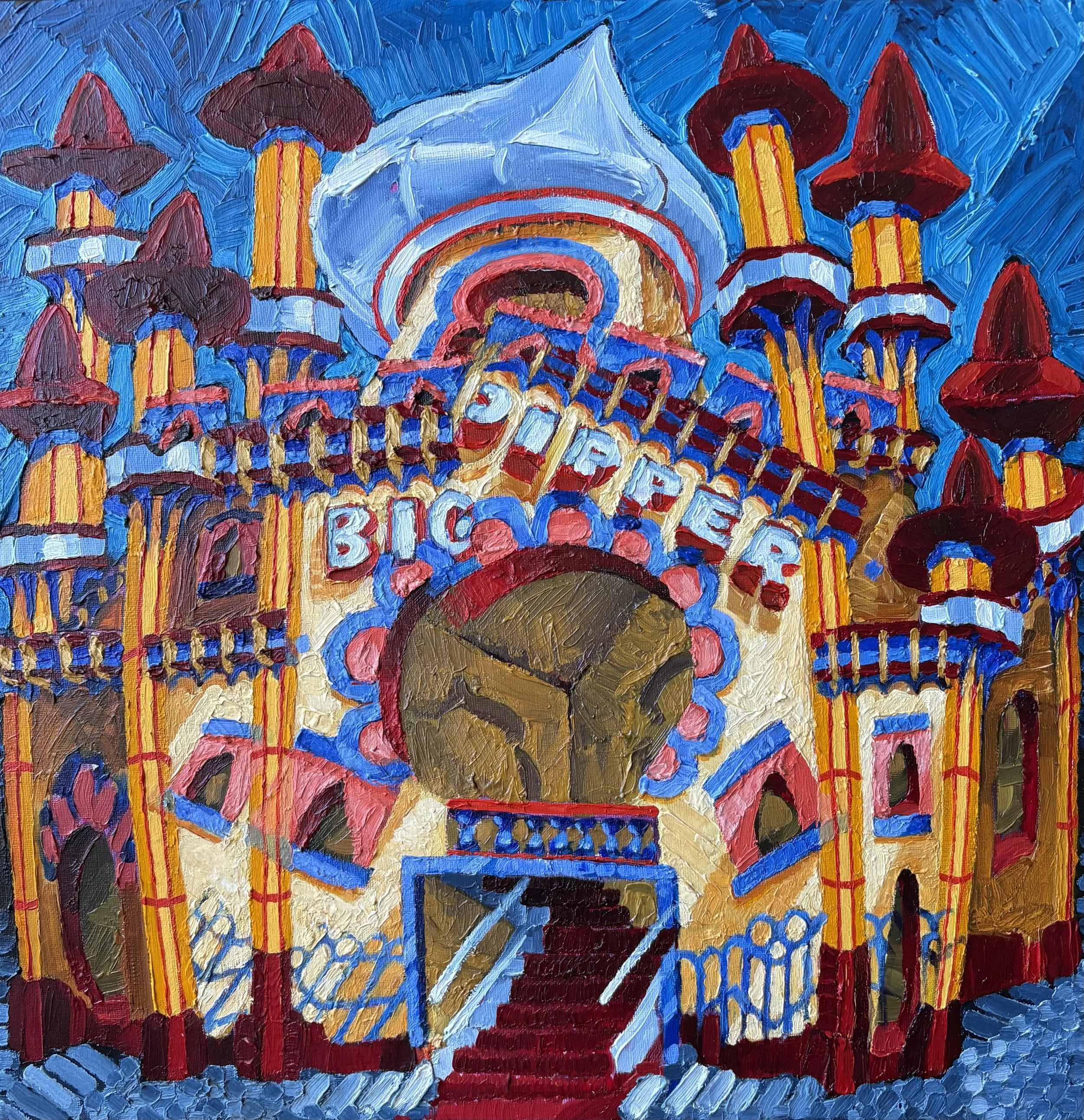 Big Dipper, 2026, oil on canvas, 46 x 46 cm&nbsp;   price:&nbsp; $1,800.00 