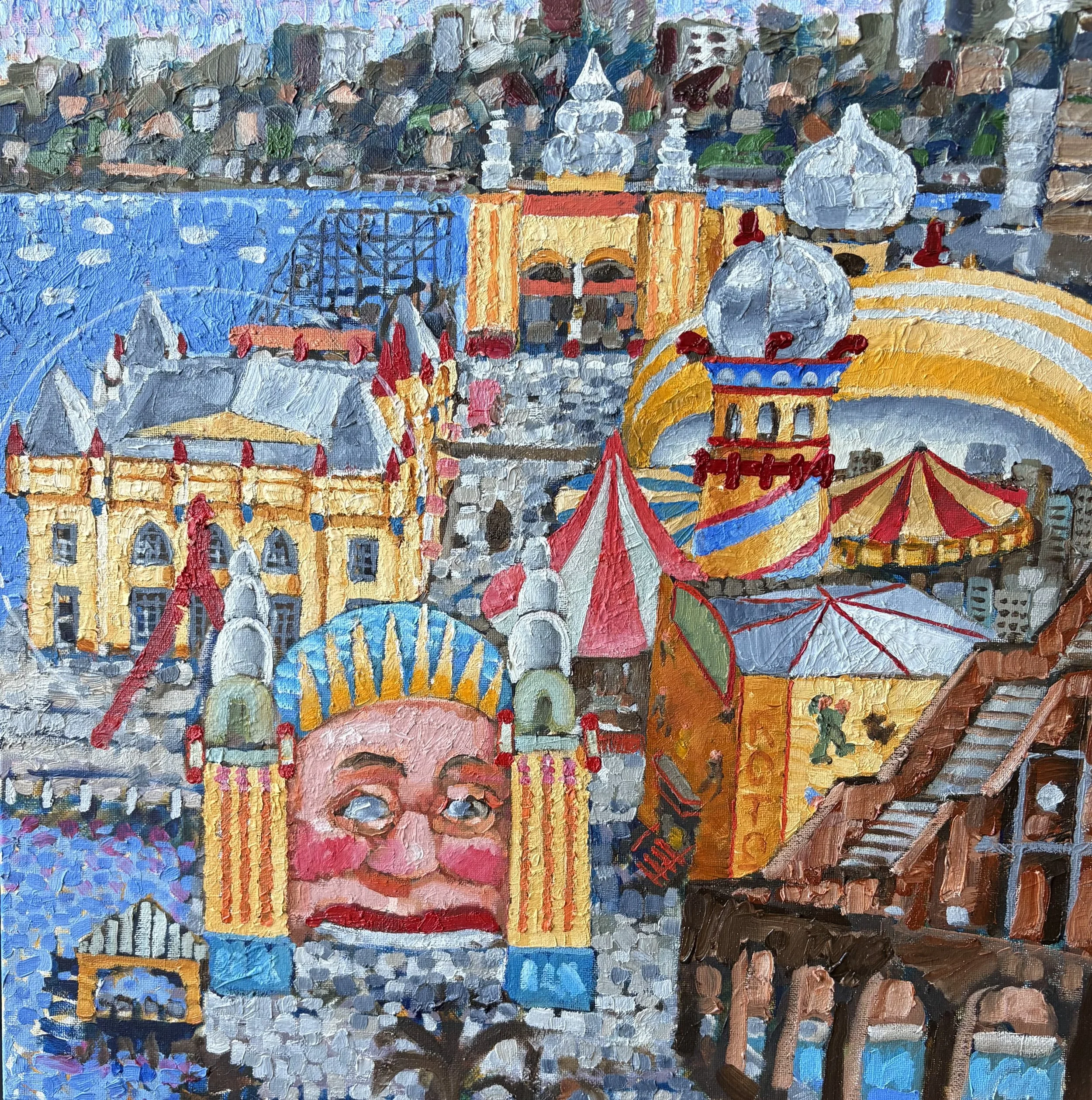  Park, oil on canvas, 46 x 46 cm&nbsp;   price:&nbsp; $1,800.00 