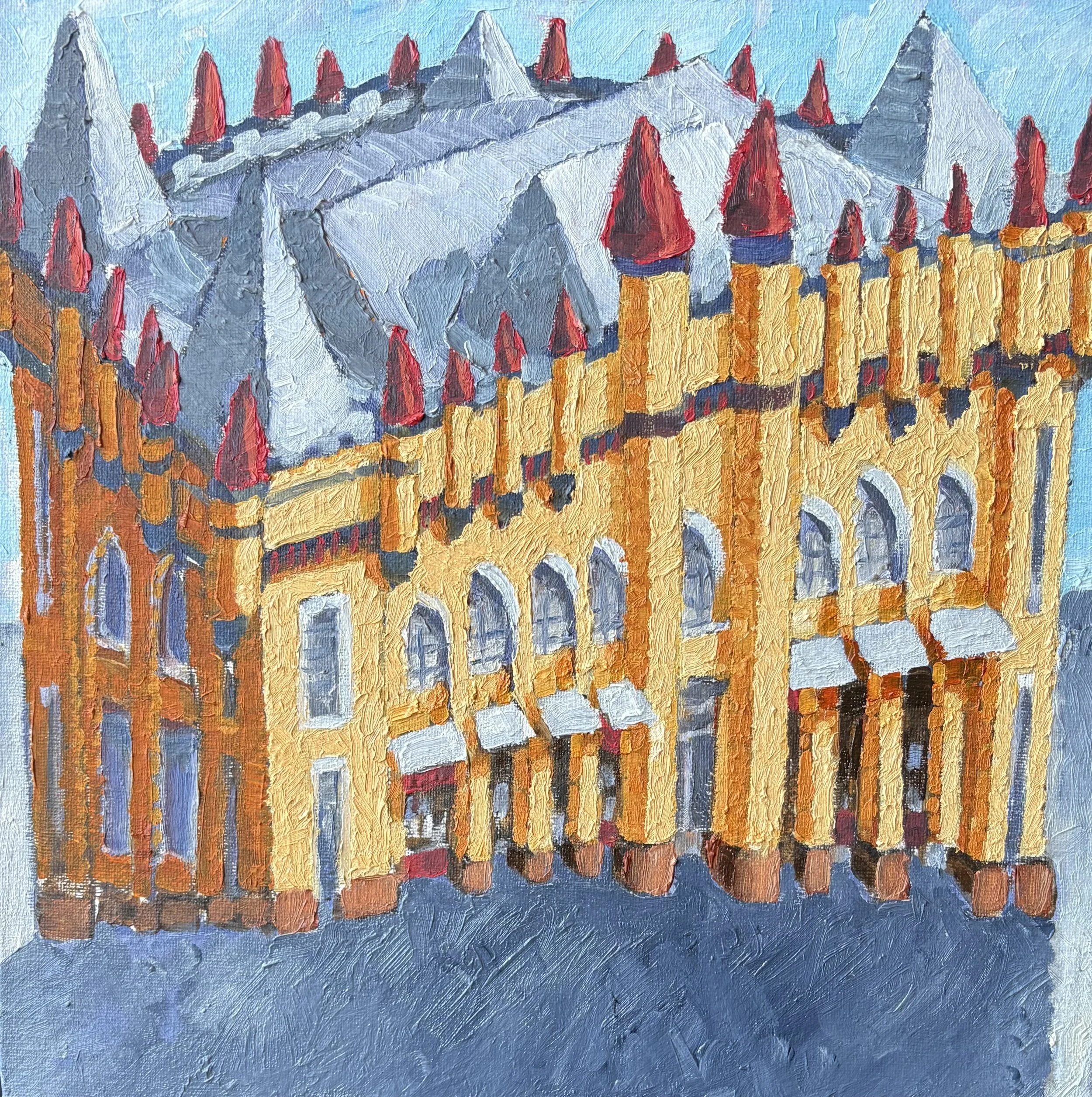  Crystal Palace, 2026, oil on canvas, 30 x 31cm&nbsp;   price:&nbsp; $1,200.00 