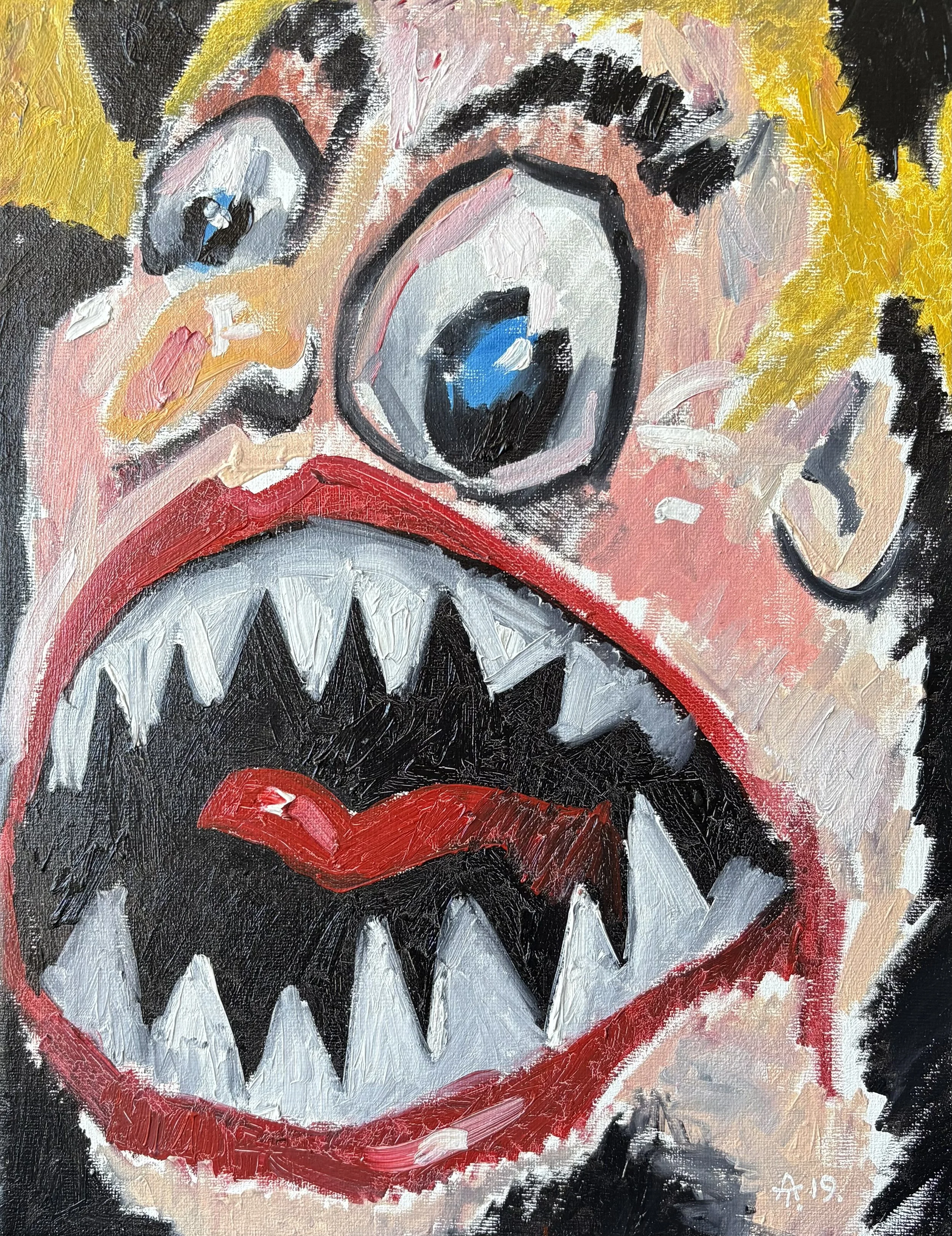  The Witch, 2019 + 2026, oil on canvas, 28 x 36cm&nbsp; price:&nbsp; $975.00 