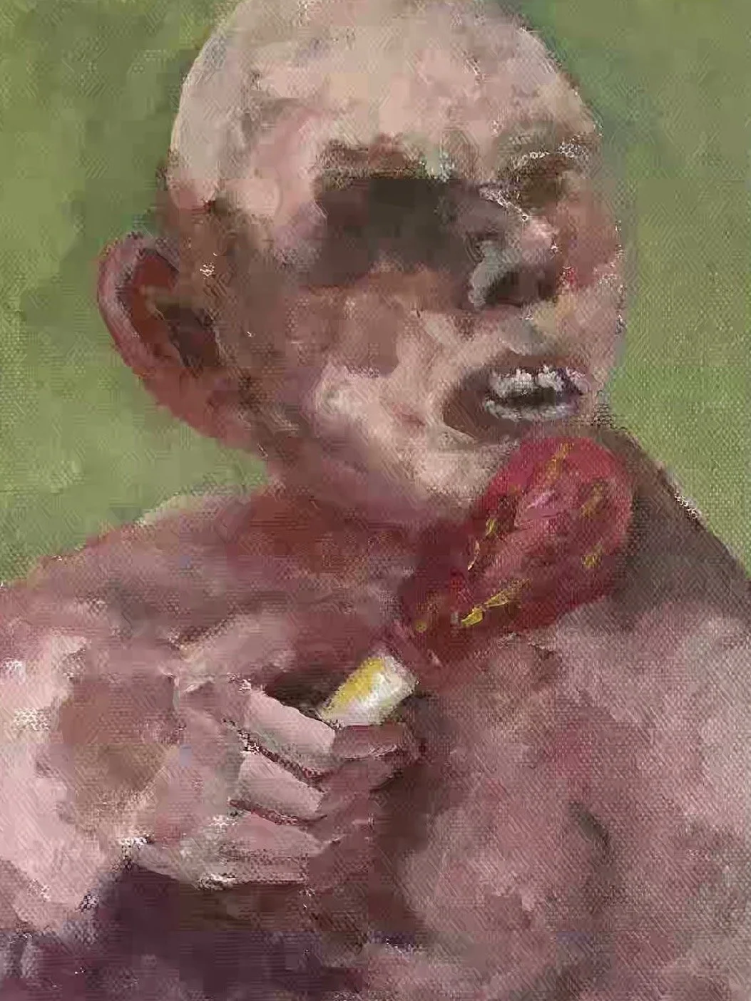  Receivers Deceivers 3, 2026, acrylic on canvas, 25.5 x 20cm  price:&nbsp; $475.00 