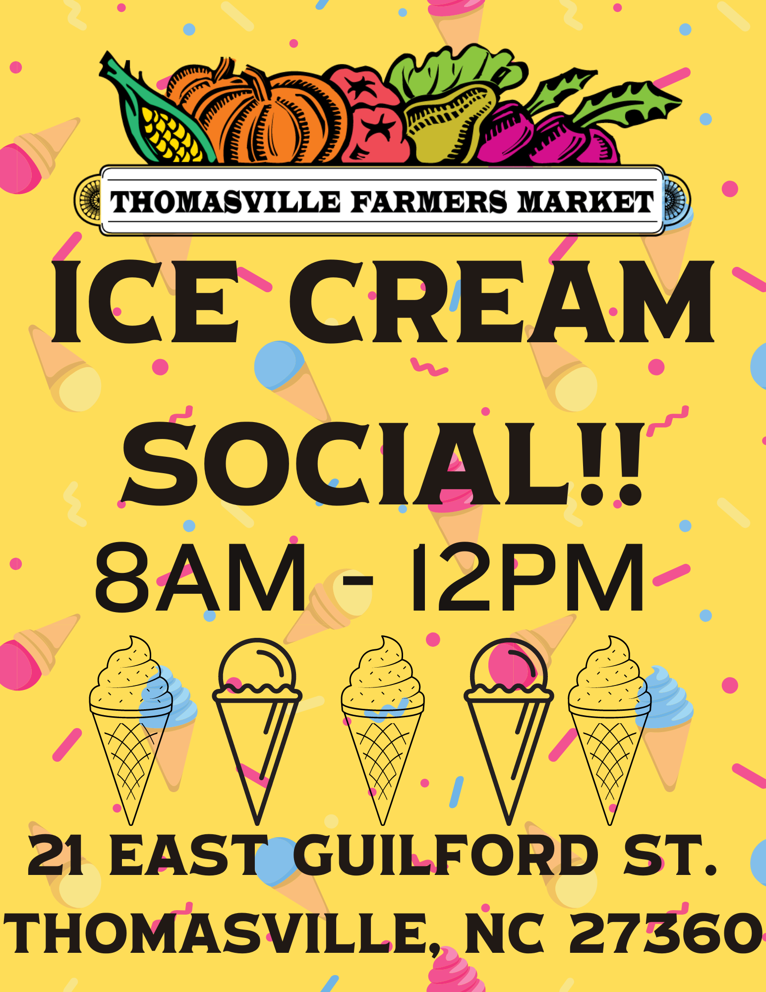 Ice Cream Social — Thomasville Farmers Market