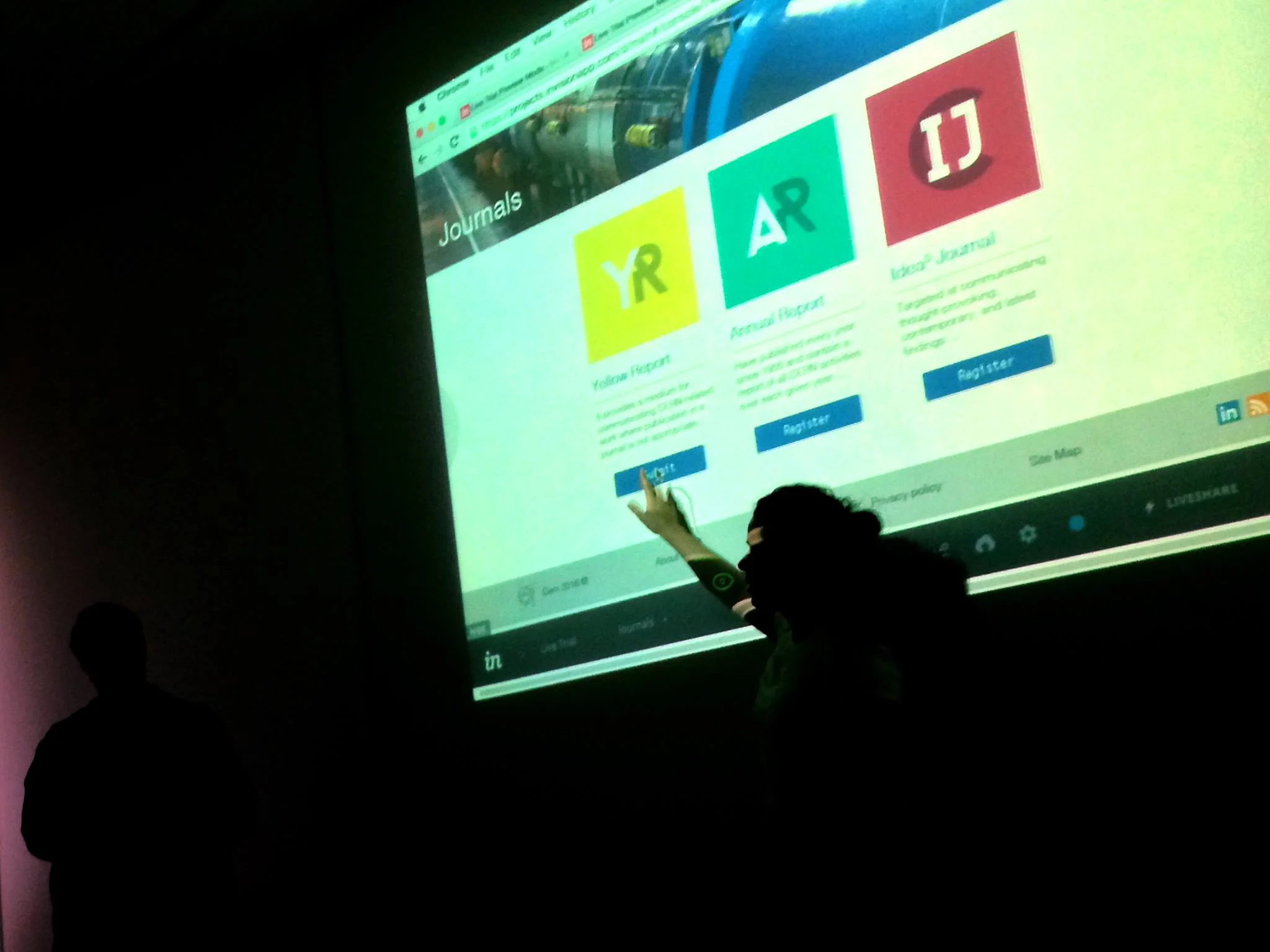 We used InVision in order to map out the site. It was also how the client controlled the live demo.