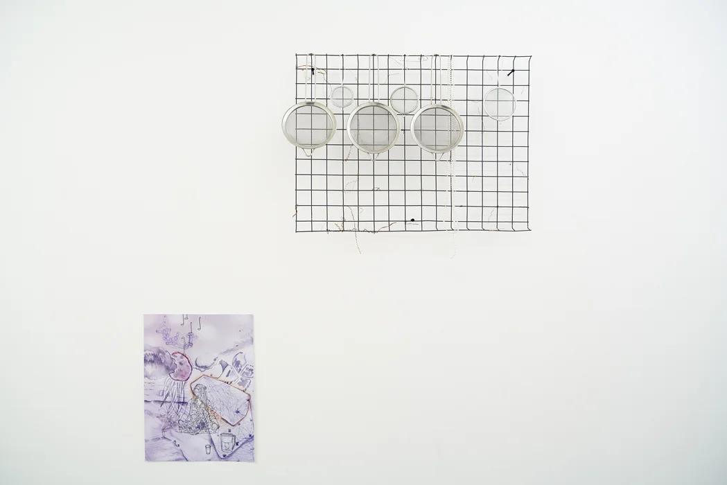 A decoy artwork, dreaming up the Weathervane, with ladles and Brita