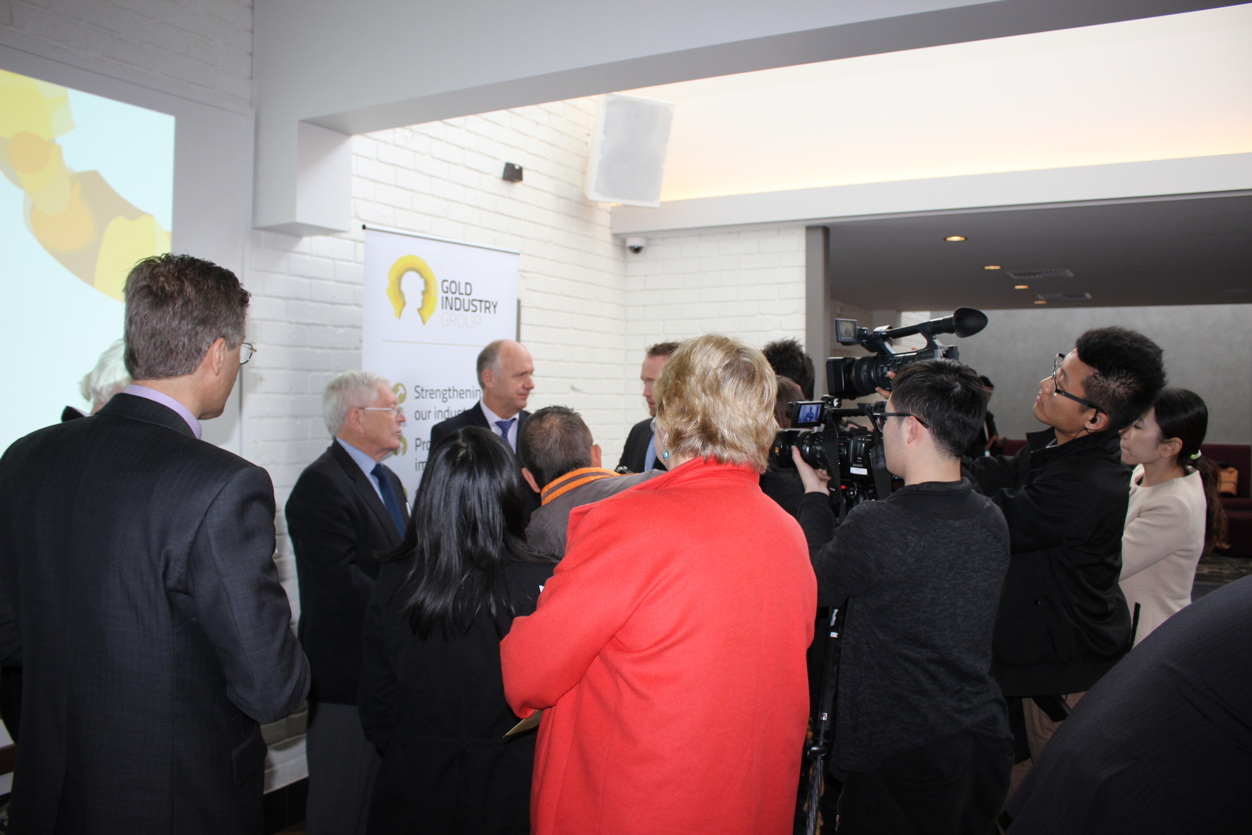 Gold Industry Group launch breakfast media interviews with Ian Murray and the Hon. Norman Moore