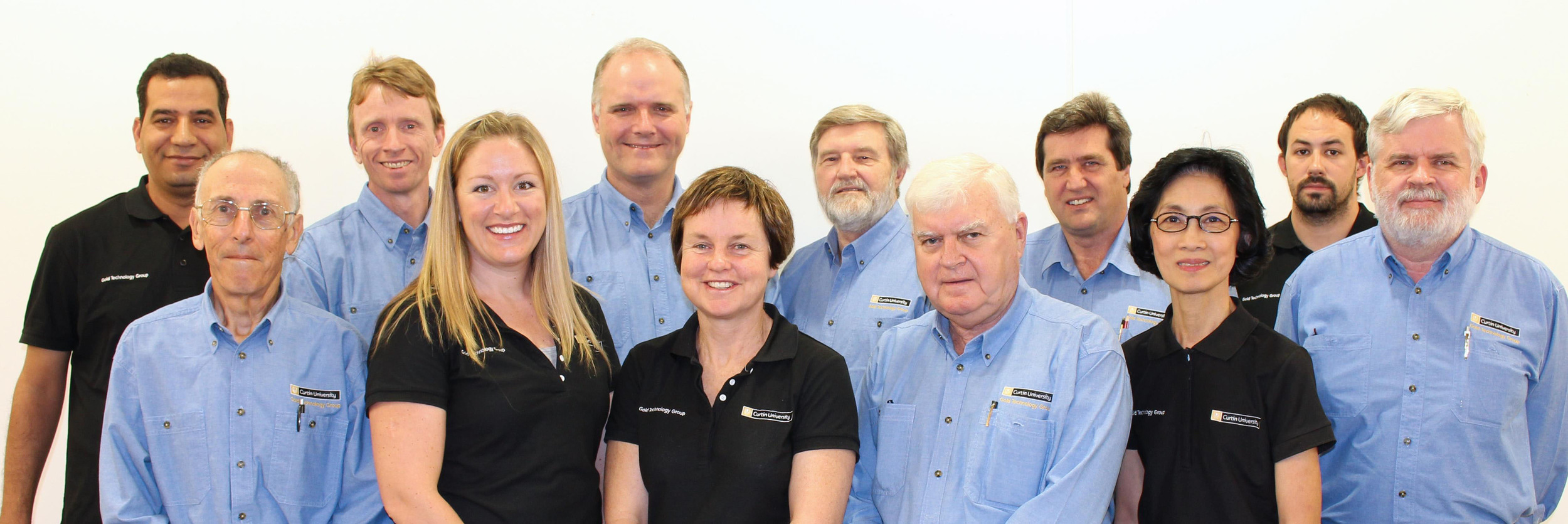 The Gold Technology Group Team (from left, Dr Elsayed Oraby, Dr Jim Avraamides, Mr Greg O’Connor, Dr Teresa McGrath, Professor Jacques Eksteen, Ms Karen Barbetti, Adjunct Professor Robert Dunne, Adjunct Professor Jeff Vaughan, Mr Greg Wardell-Johnson, Ms Irlina Winata, Mr Jeff McGrath, Adjunct Professor Bill Staunton)