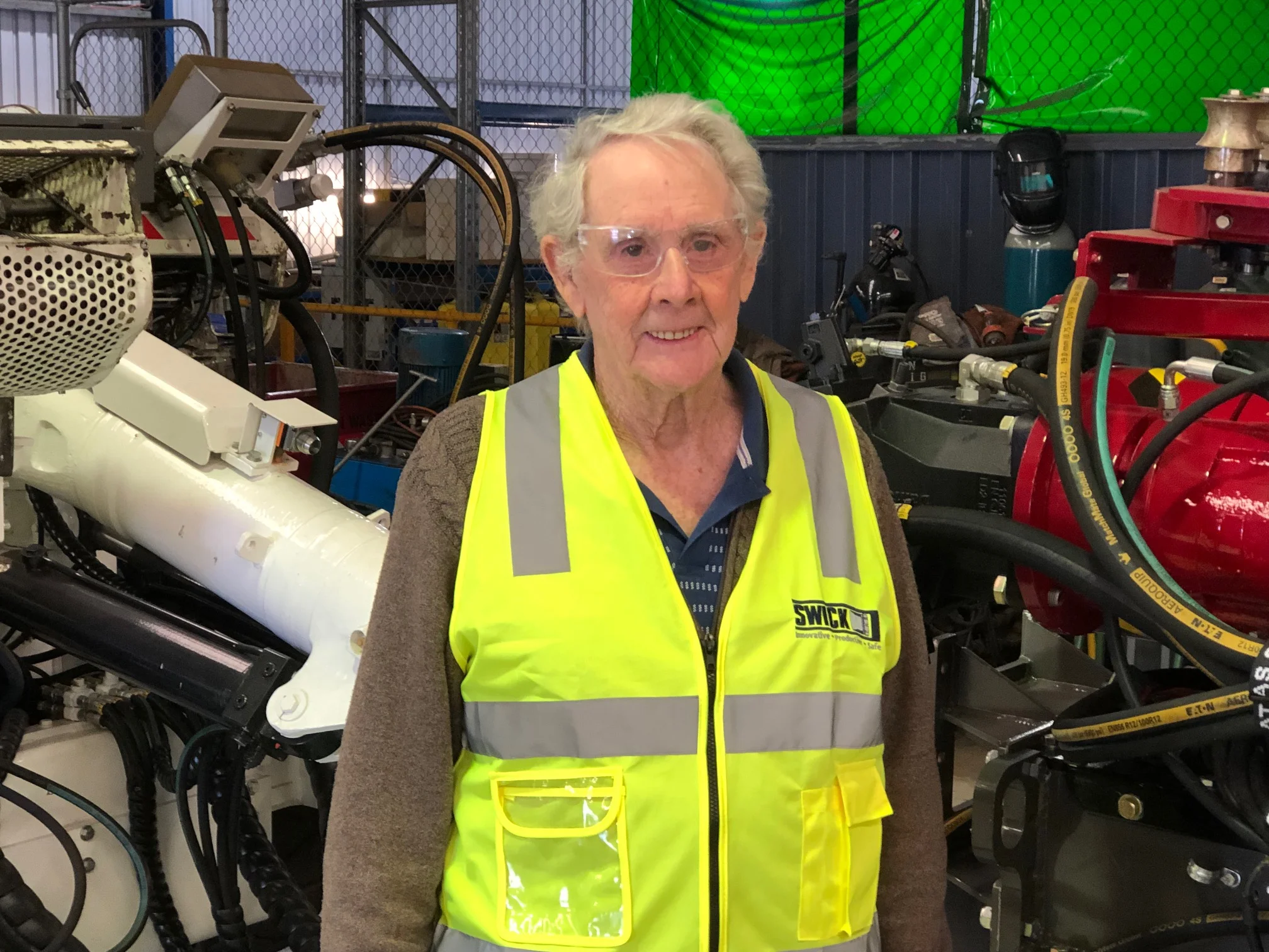 George recently toured Swick Mining’s Guildford premises.
