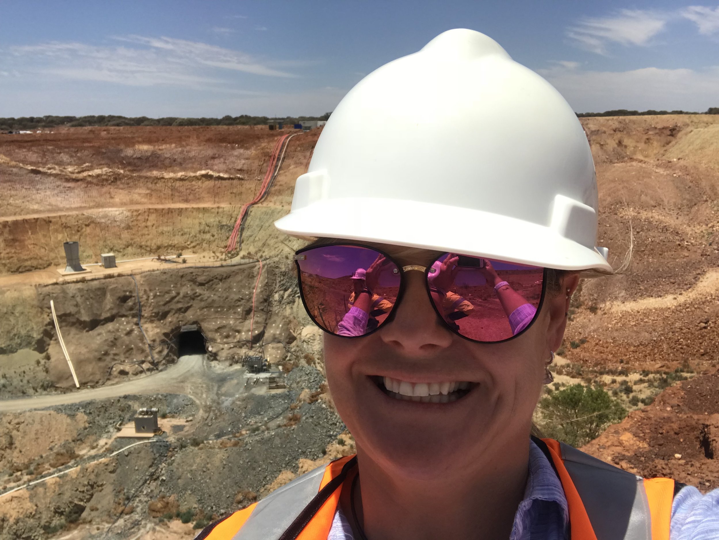 Ramelius Resources Site Administrator Danielle McLaughlin in Mount Magnet.
