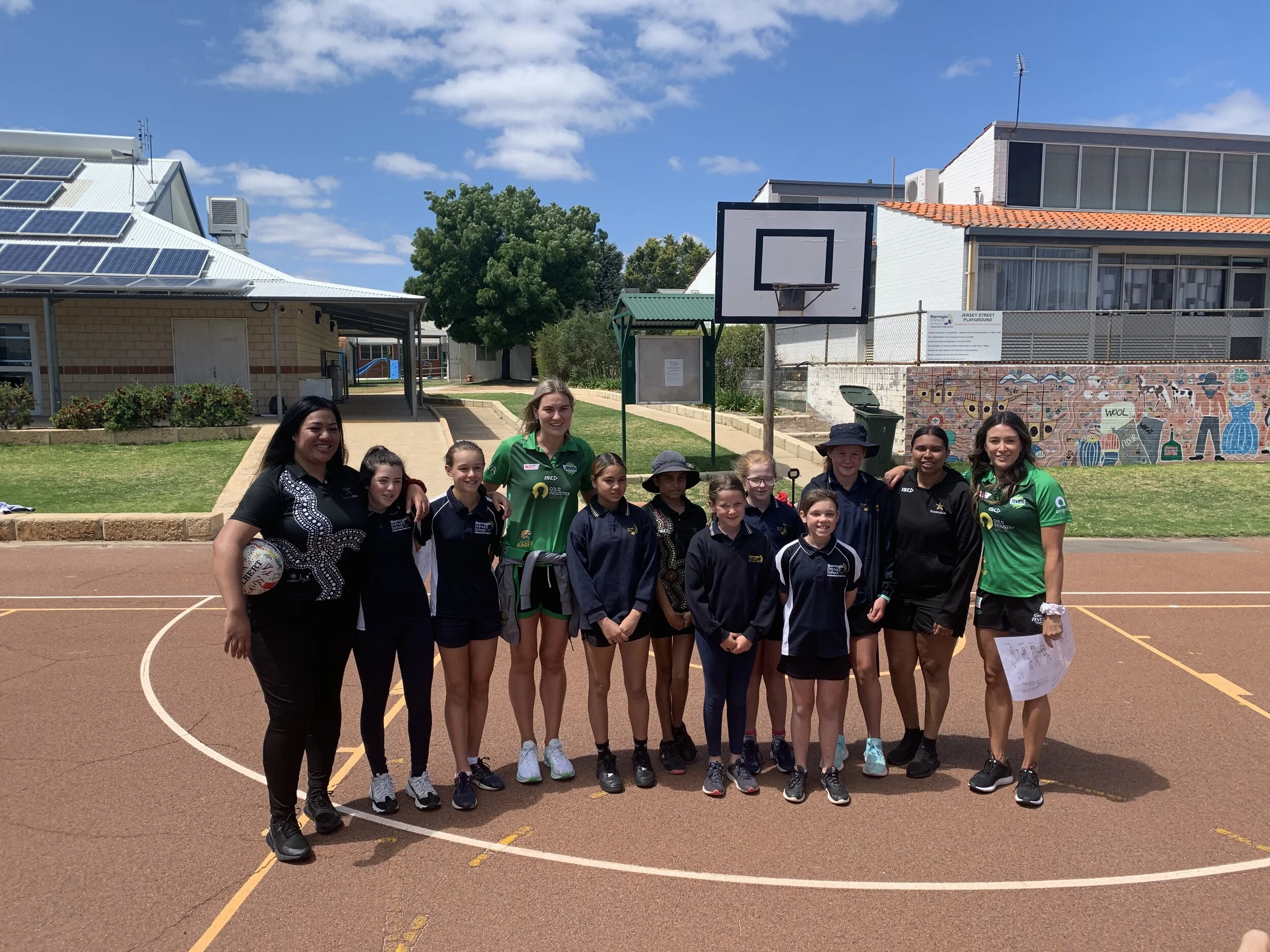 West Coast Fever shine a light on Narrogin’s Shooting Stars