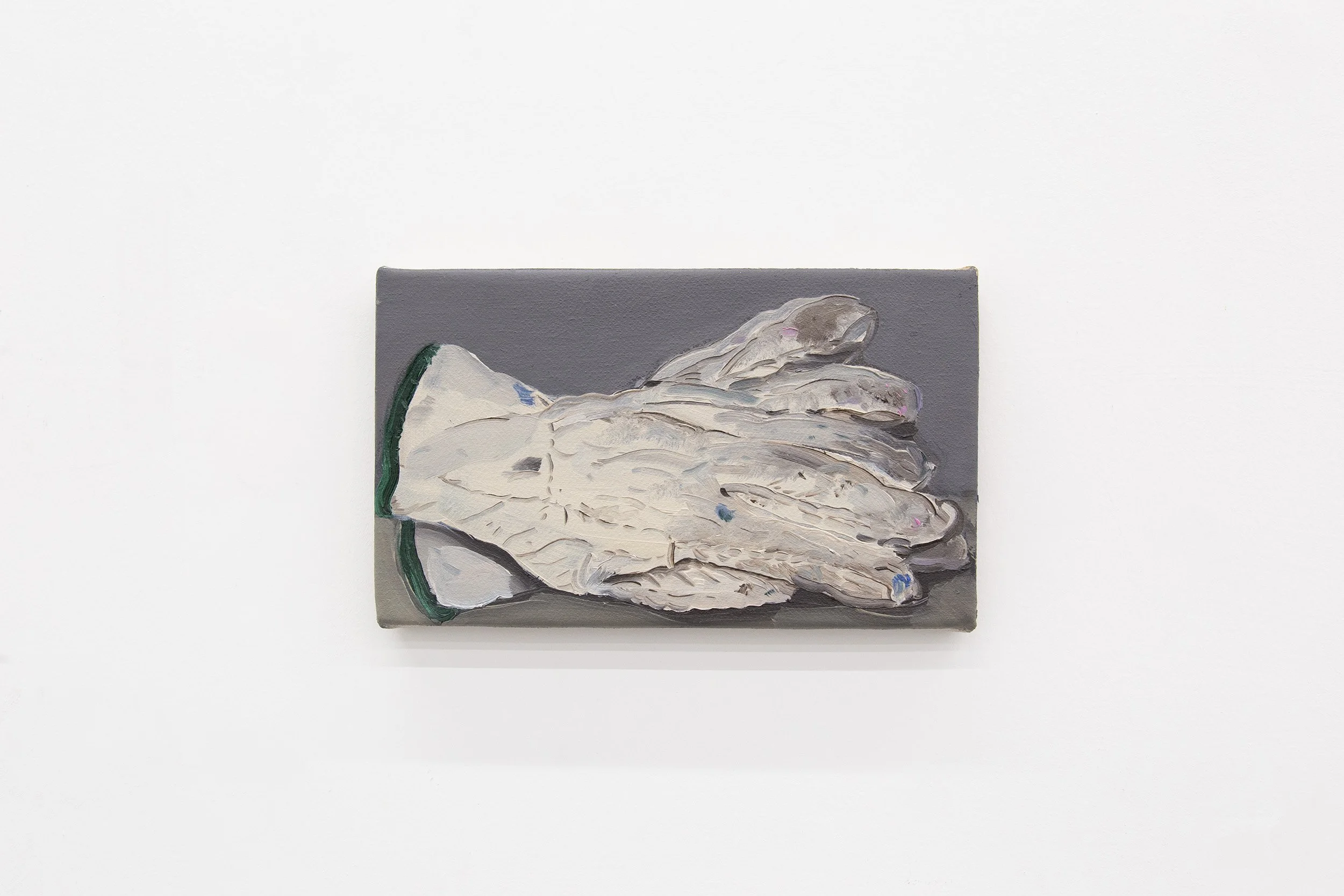   Pelle Fiore , 2025. Oil on canvas, 26×13 cm  