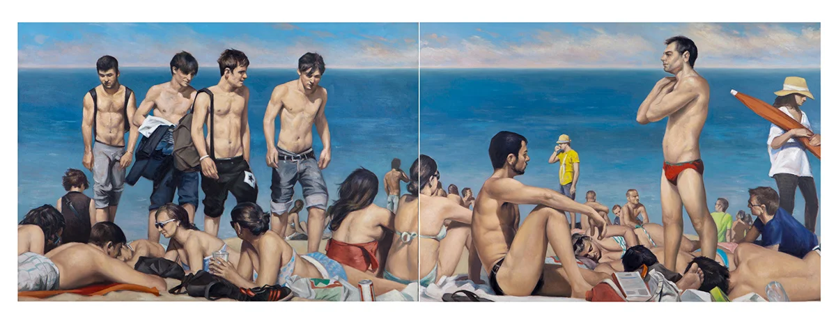 Beach Diptych