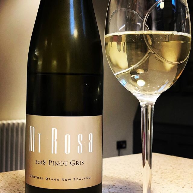 First of the wines cracked open from our @mtrosawines delivery today. Fabulous Pinot Gris with slightly sweet stone fruit, touch minerality and gorgeous length. Elegantly delicious!