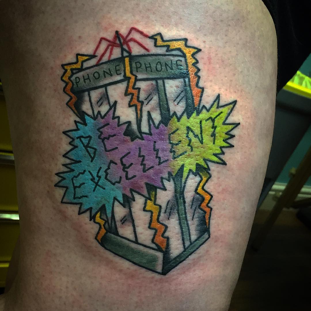  Bill and Ted:&nbsp;Tattooed by Hannah, designed by Alex 