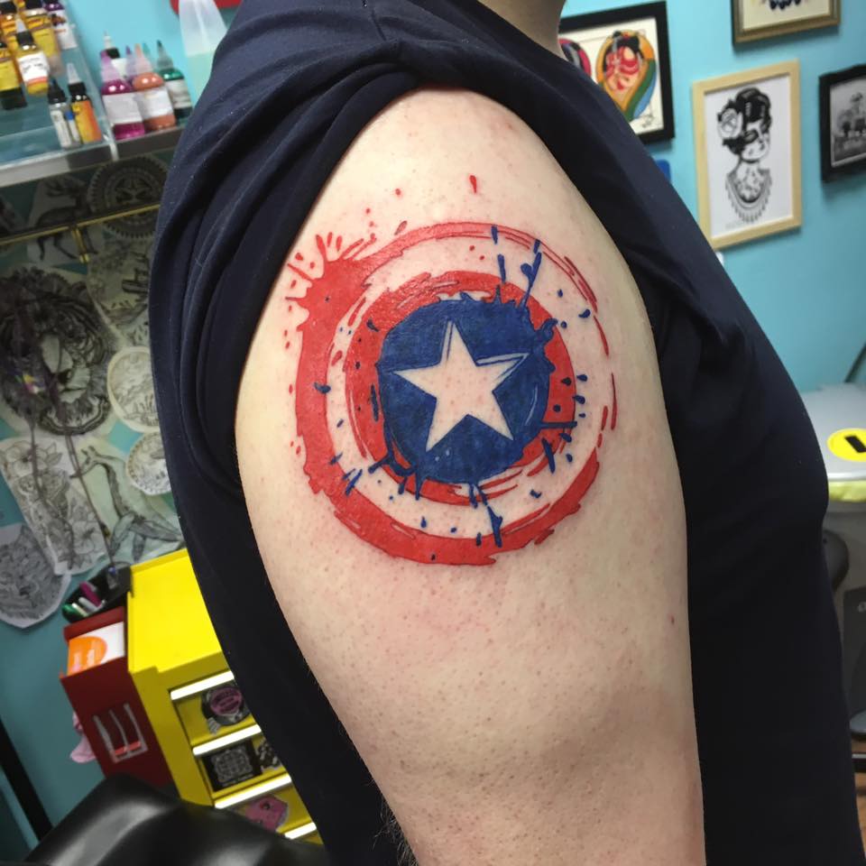 Captain America Tattoo Designs And MeaningsCaptain America Tattoo Ideas  And Pictures  HubPages