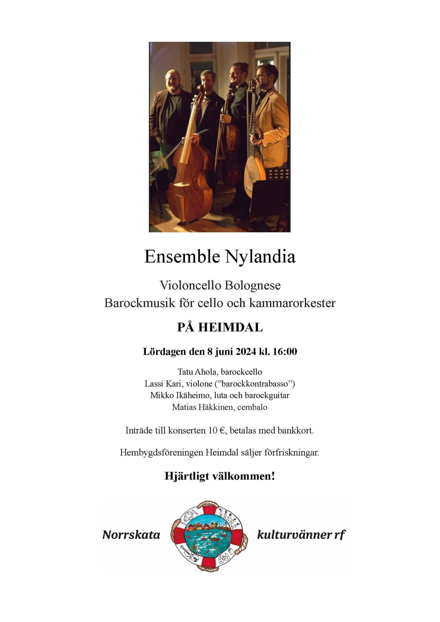 Norrskata kulturvänner -konserttisarja: Violoncello Bolognese