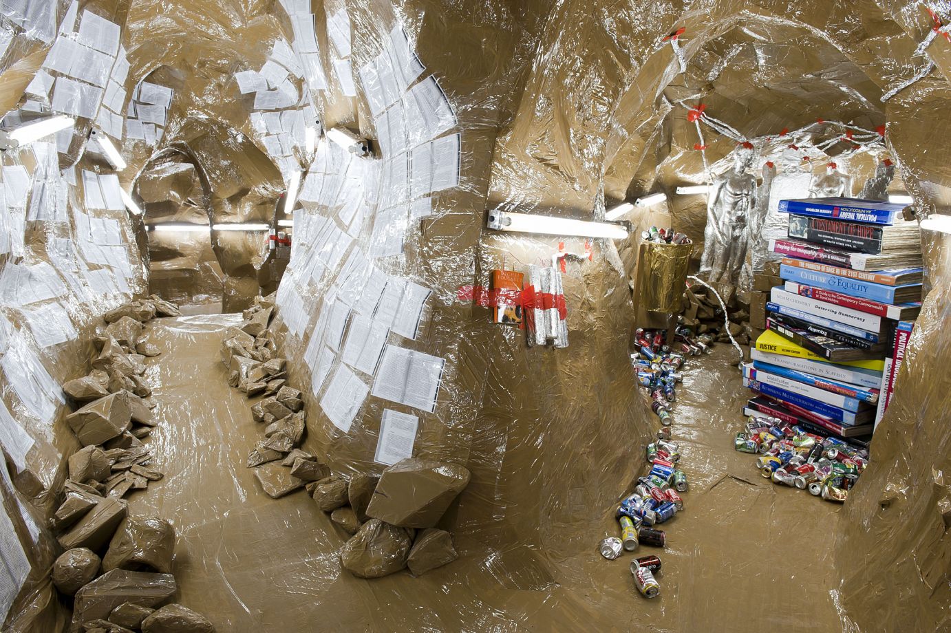 Thomas Hirschhorn's Cavemanman at the Walker Art Center