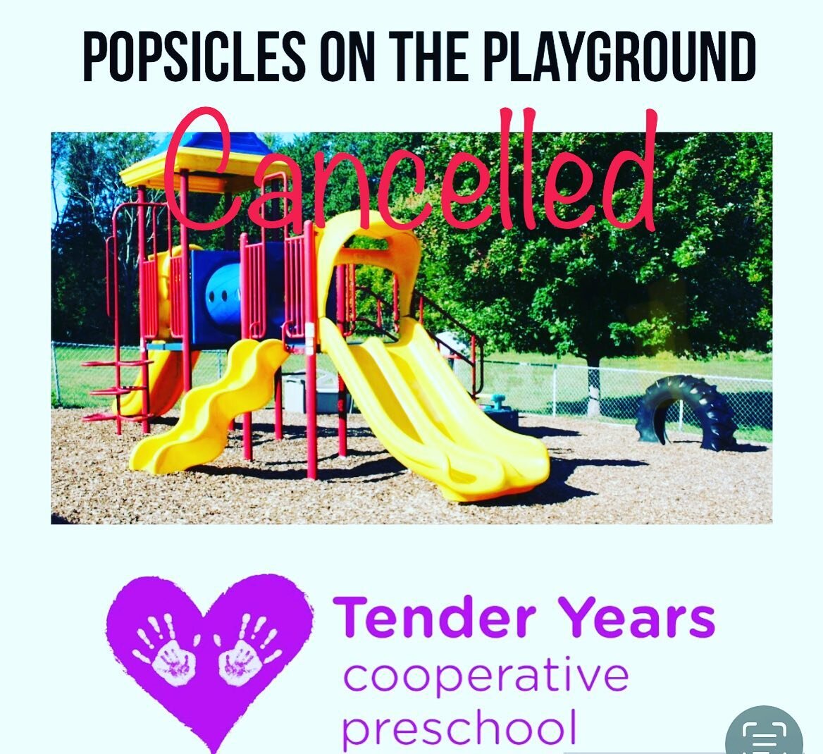 Unfortunately due to weather we will have to cancel today&rsquo;s #popsciclesontheplayground event. If you are interested in our school please reach out and we can get a tour scheduled. Our next event will be 8/6 from 10-12. Stay dry everyone 💜💜