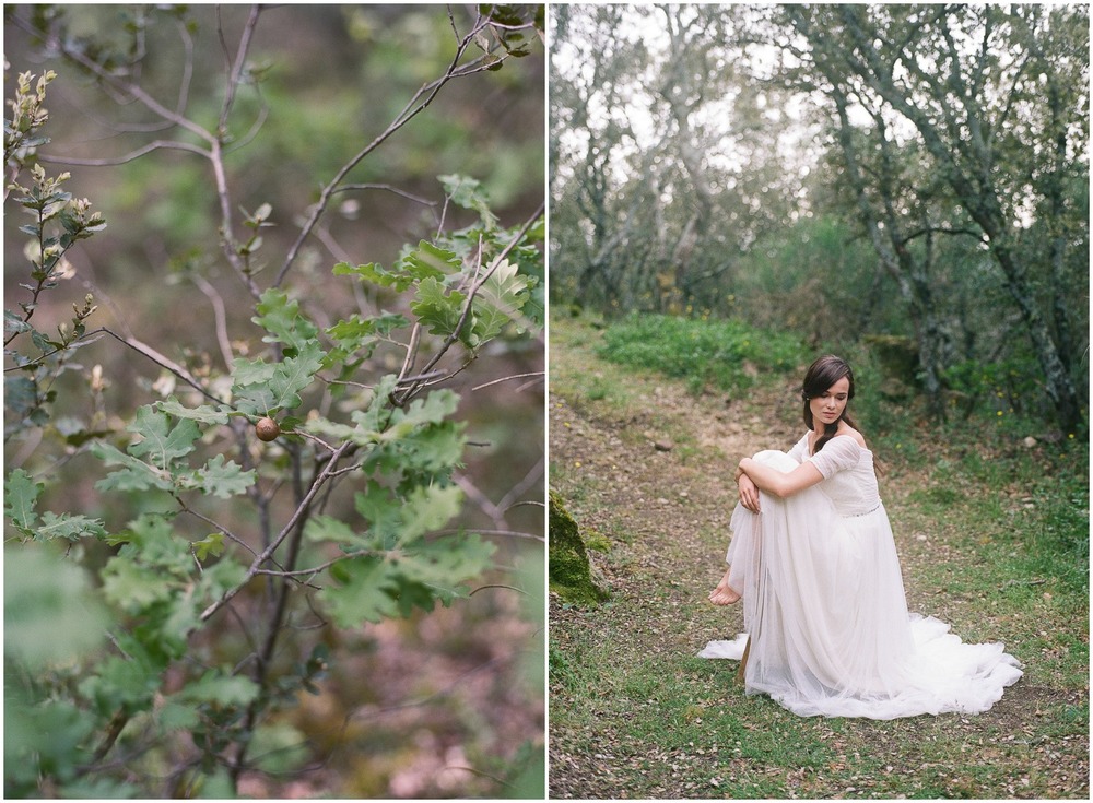 romantic bride in provence