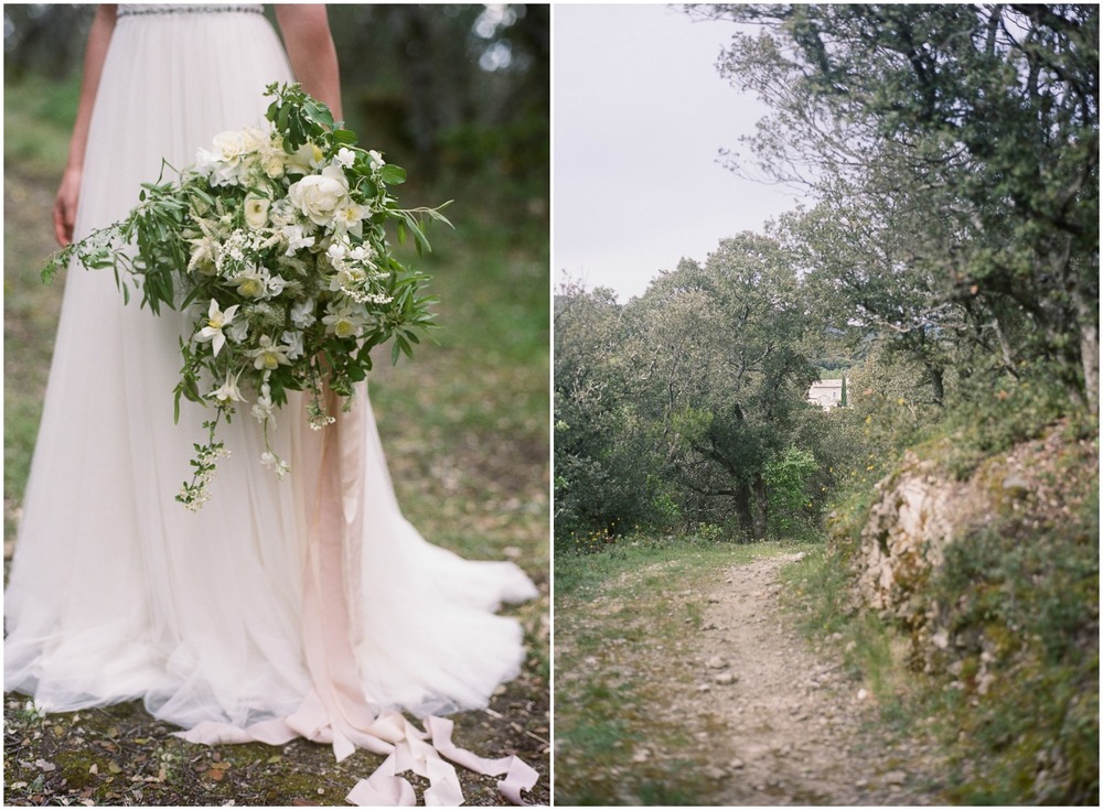 Romantic and ethereal wedding bouquet ©Celine Chhuon