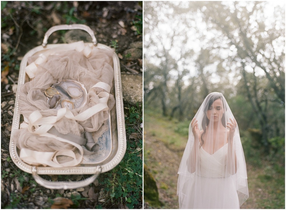 Beautil wedding rings and veil ©Celine Chhuon