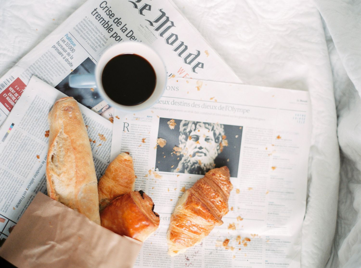 Parisian breakfast photo