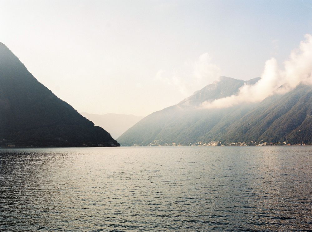 Sunrise over Lake Como