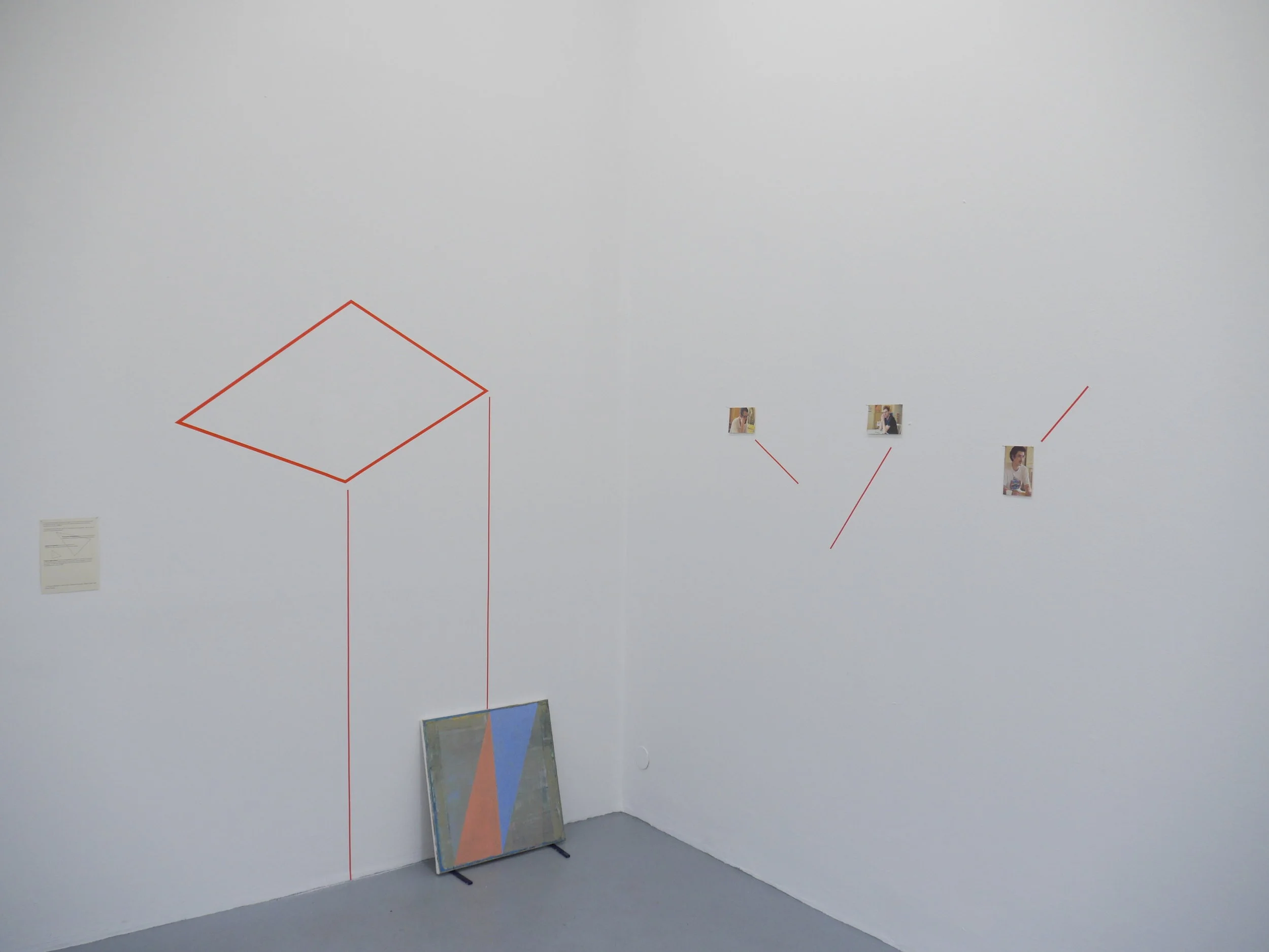 Exhibition View, Hommage — Ideal or Pattern?, curated by Edit Sasvári, Galerie Knoll, 2016, Courtesy: Galerie Knoll