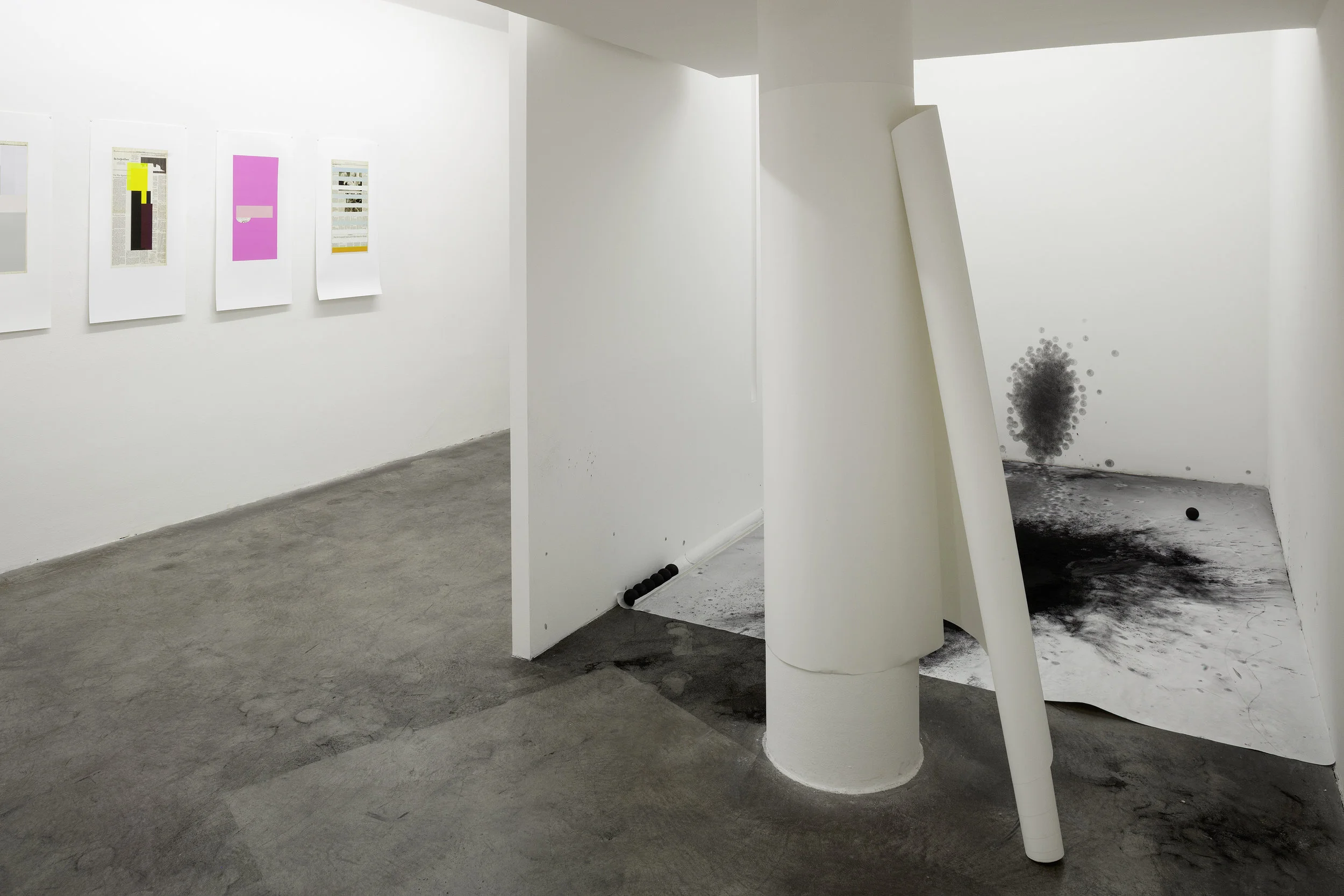 Exhibition View, Galerie Martin Janda, curated by_Joe Scanlan, 2015, Photo: Markus Wörgötter