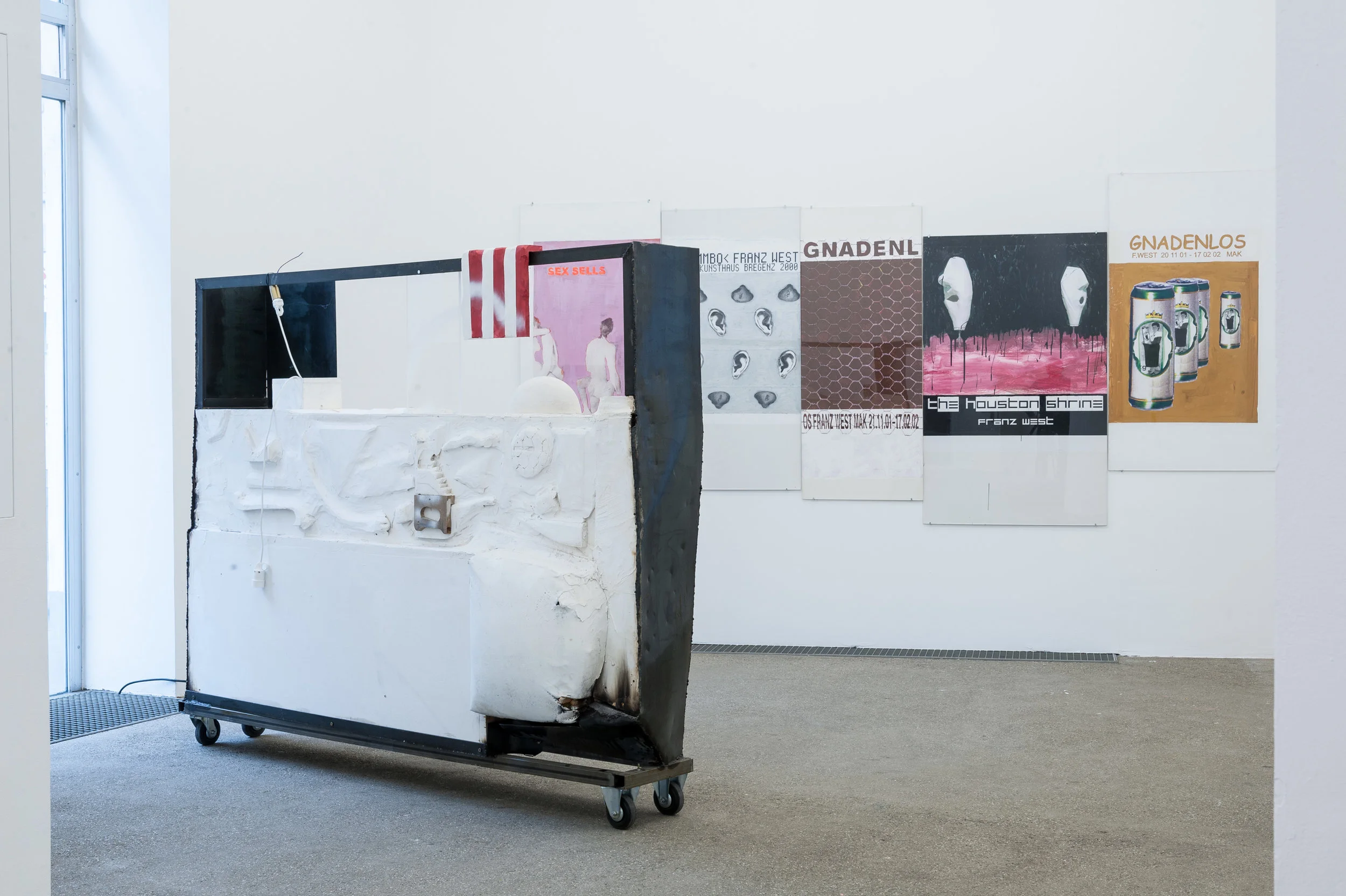 RETRO STORE curated by_Veit Loers, exhibition view, Galerie Elisabeth & Klaus Thoman, Vienna, 2015, Photo: Galerie Elisabeth & Klaus Thoman/ Michael Kofler