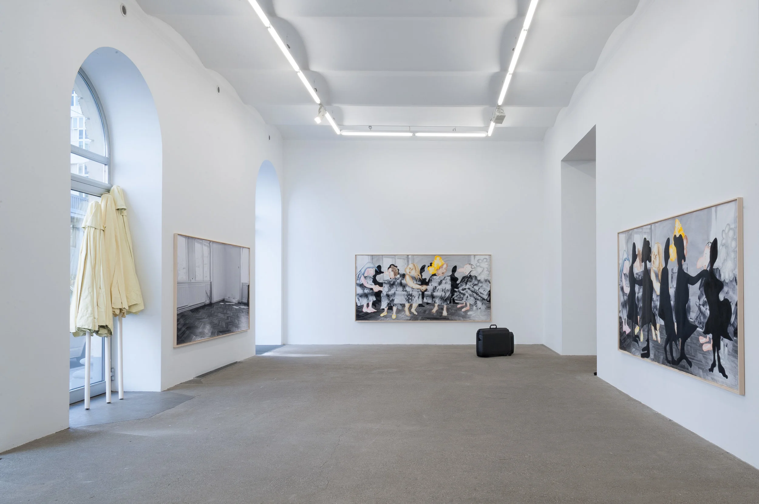 RETRO STORE curated by_Veit Loers, exhibition view, Galerie Elisabeth & Klaus Thoman, Vienna, 2015, Photo: Galerie Elisabeth & Klaus Thoman/ Michael Kofler