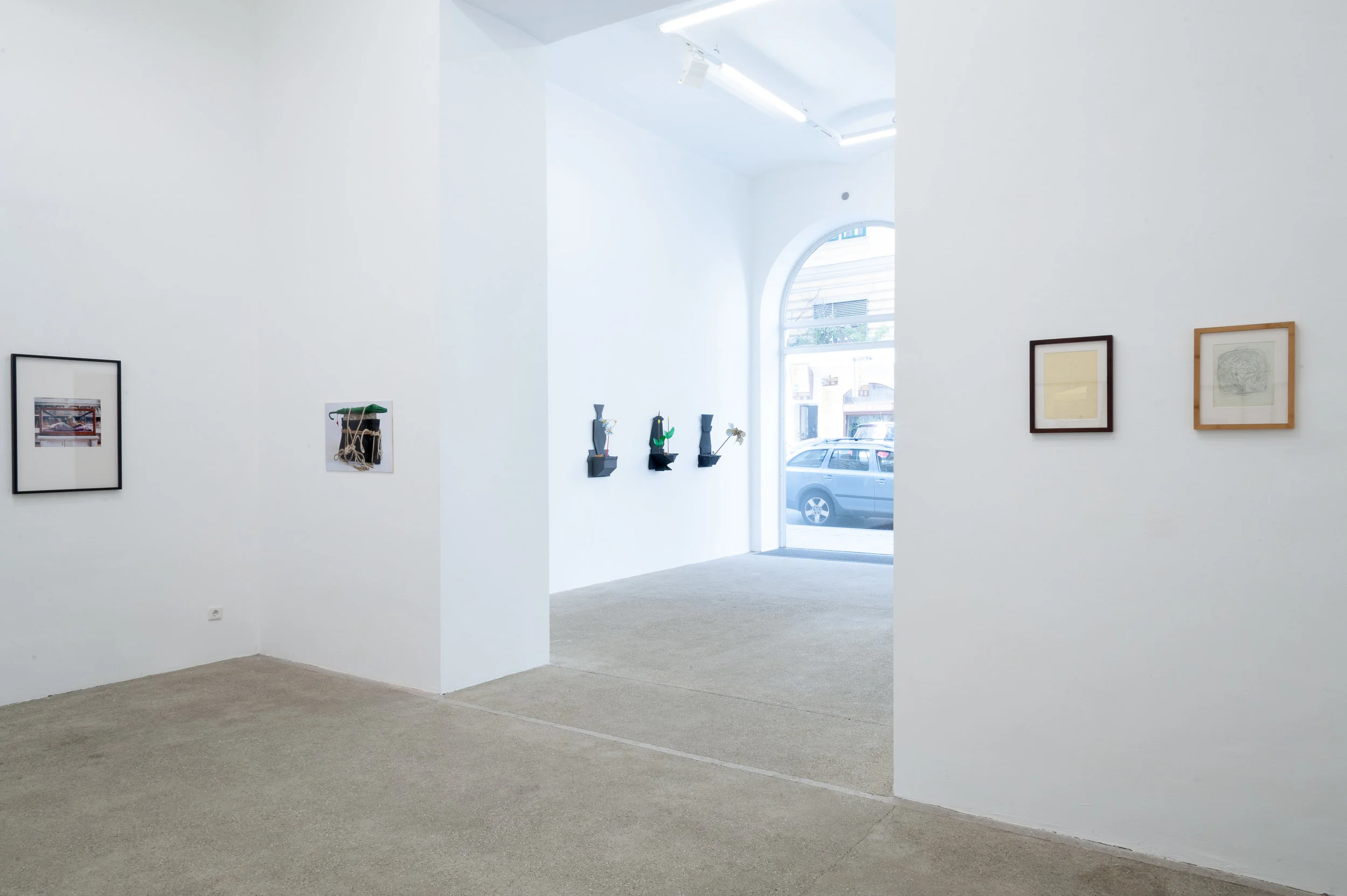 RETRO STORE curated by_Veit Loers, exhibition view, Galerie Elisabeth & Klaus Thoman, Vienna, 2015, Photo: Galerie Elisabeth & Klaus Thoman/ Michael Kofler