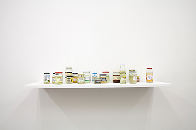Exhibition View "Shimmering", curated by_Rike Frank, 2014, Galerie Krobath, Photo: Carolina Frank