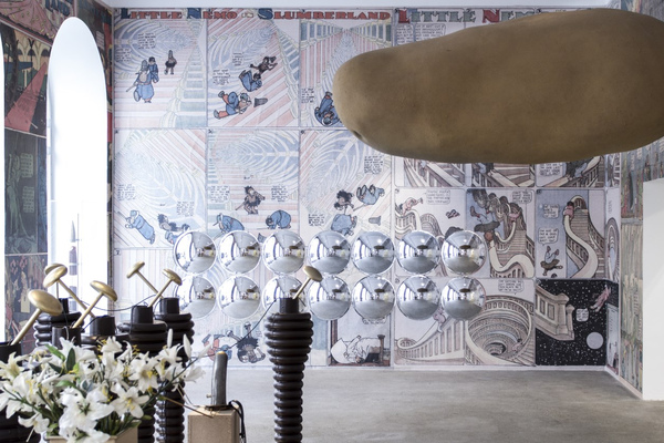 Exhibition View "Little Nemo" curated by_Max Hollein, 2014, Galerie Elisabeth & Klaus Thoman, Photo: Lena Kienzer