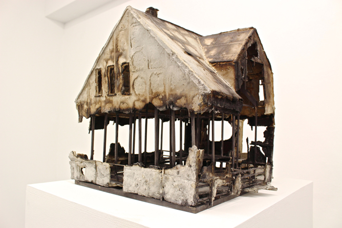 Good Night, Mister Procrustes curated by_Peter Stastny, Exhibition View, Katrin Sigurdardottir, Unbuilt 5 - The Residence of Magnús Th. Blöndal, Sólvellir 18, Reykjavík, 2009, Photo: Galerie Steinek