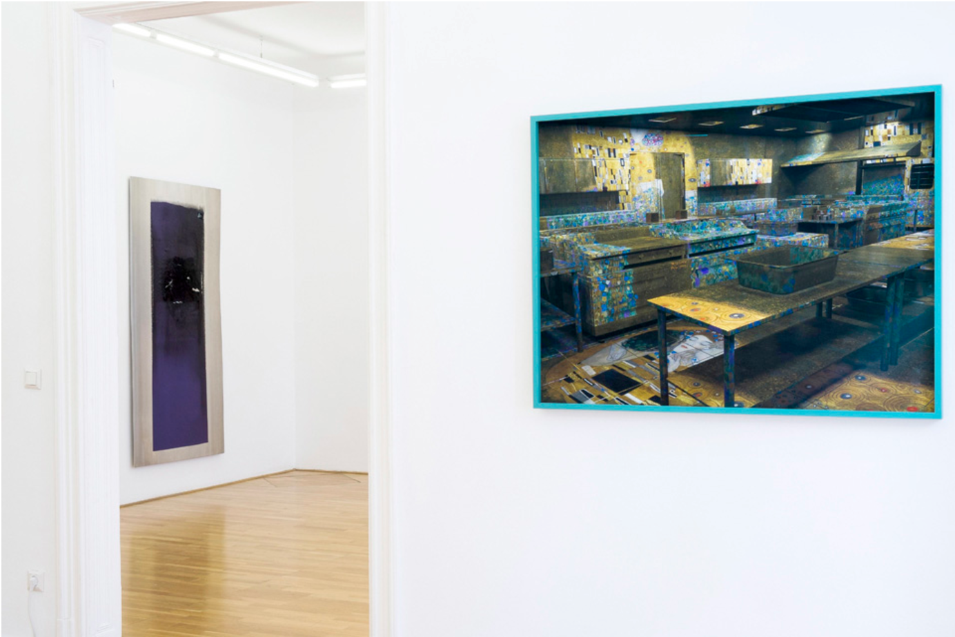 Instrumental Assistance curated by_Kristina Scepanski, Exhibition View, Galerie Andreas Huber, 2014, Photo: Karl Kühn