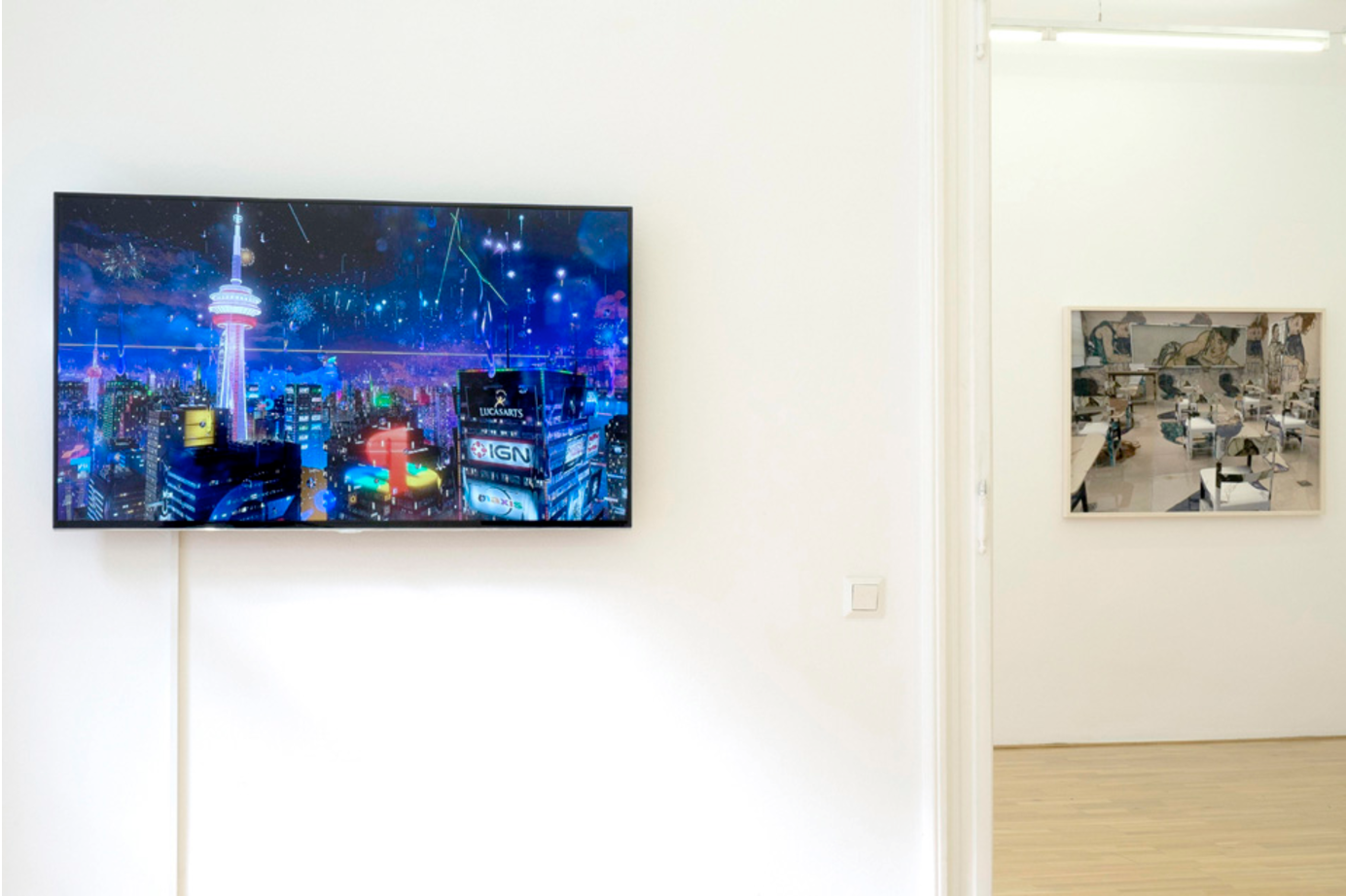 Instrumental Assistance curated by_Kristina Scepanski, Exhibition View, Galerie Andreas Huber, 2014, Photo: Karl Kühn