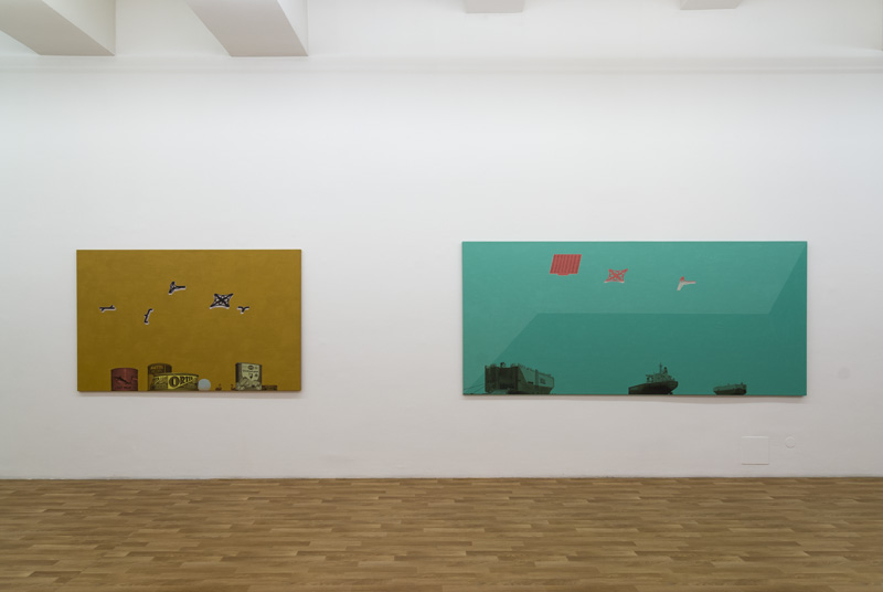 Exhibition View, Kerstin Engholm Galerie, Painting beyond Paint, curated by_John Peter Nilsson, 2013, Photo: Kerstin Engholm Galerie