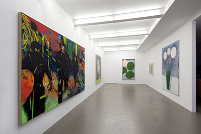Exhibition View, Krobath Wien, Commodious Thoughts from Outer Space, curated by_Gerwald Rockenschaub, 2013, Photo: Lisa Rastl