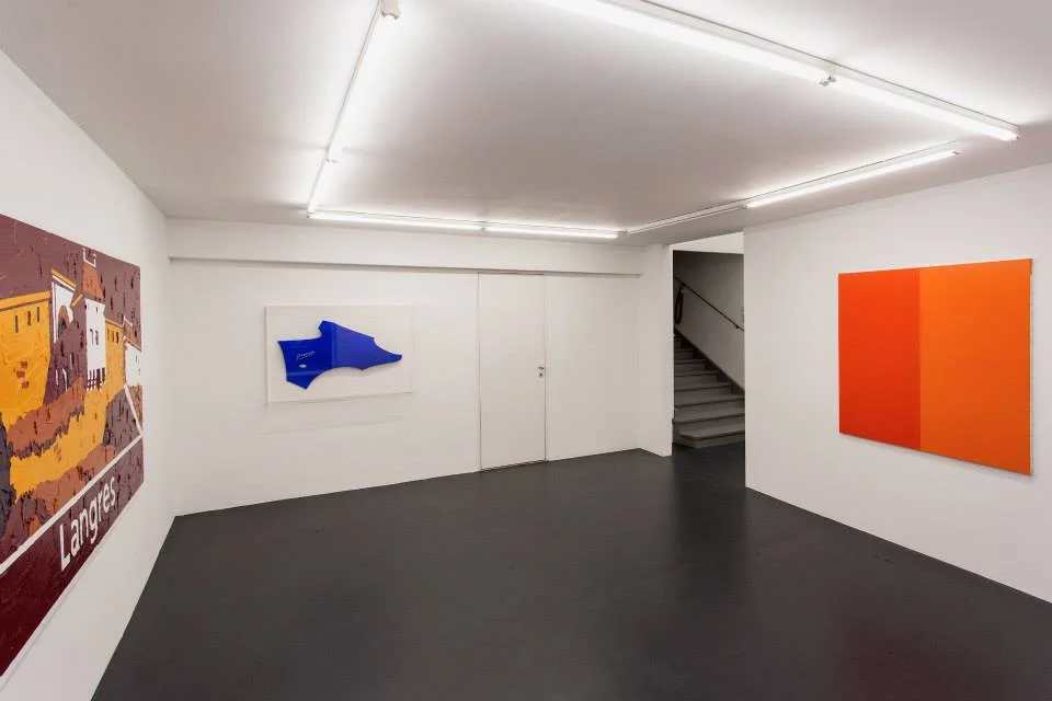 Exhibition View, Galerie Steinek, Die Malerei nach Bertrand Lavier, curated by_Caroline Smulders, 2013, Photo: Klaus Vyhnalek