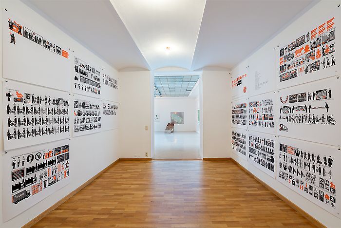 Exhibition View, Georg Kargl Fine Arts, Von Zeichen und Körpern, curated by_Thomas Locher, 2012, Photo: Georg Kargl Fine Arts