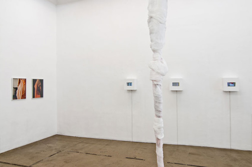 Exhibition View, Galerie Charim, Aesthetics of Risk, curated by_Felicitas Thun-Hohenstein, 2012, Photo: Karl Kühn
