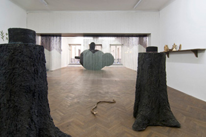 Exhibition View, The Future is Now, Projektraum Viktor Bucher, curated by_Laura Rutkute, 2011, Photo: Karl Kühn