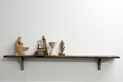 Exhibition View, The Future is Now, Projektraum Viktor Bucher, curated by_Laura Rutkute, 2011, Photo: Karl Kühn