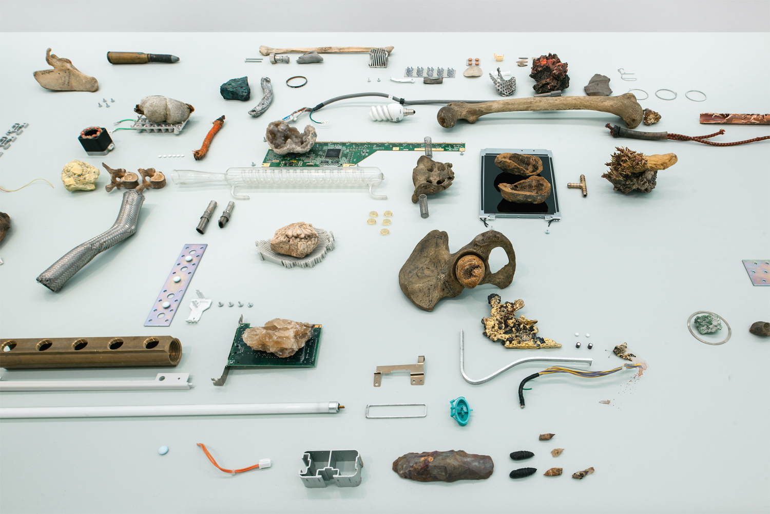 Posthuman flows 2019 (detail) Nicolas Lamas Various materials